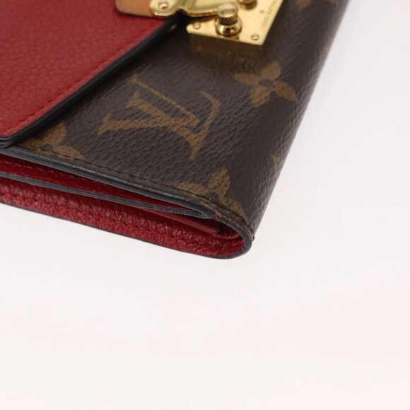 LOUIS VUITTON Monogram Noir Portefeuille Purse Compact Wallet M67478 Auth fm4941 - Picture 5 of 16